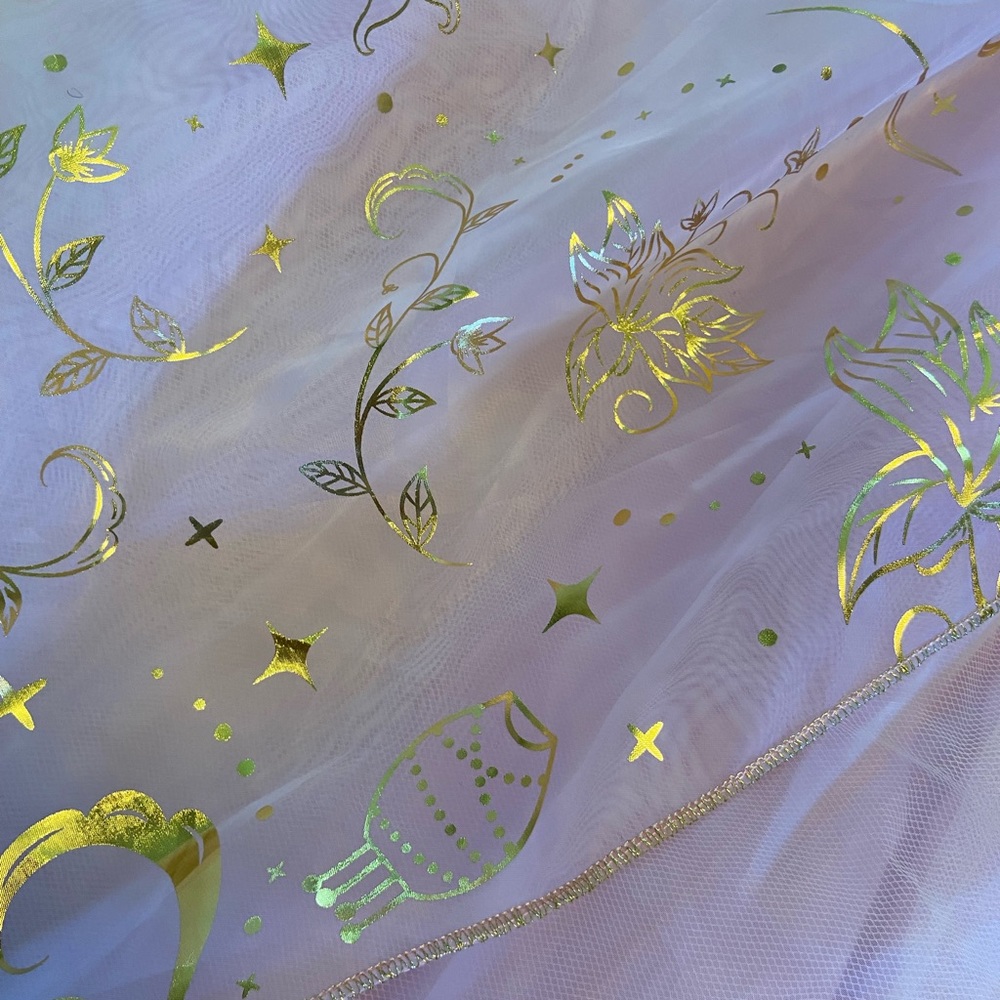 Girls Disney Deluxe Rapunzel dress size 9/10 - Picture 7 of 8